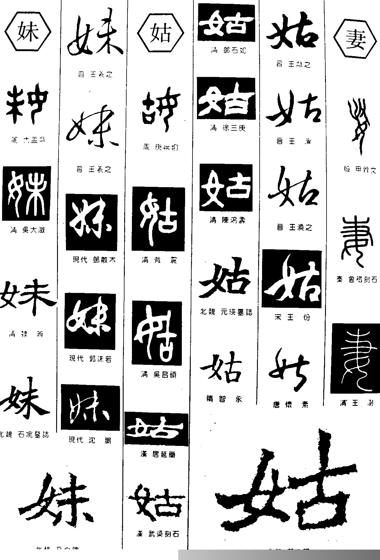 妹姑妻书法字体设计图片妹姑妻书法字体设计说明:书法字体设计,妹姑妻